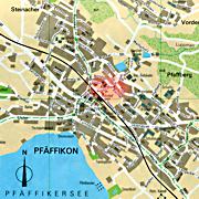 Karte Pfäffikon ZH